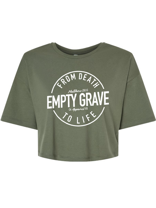 Empty Grave Crop Top