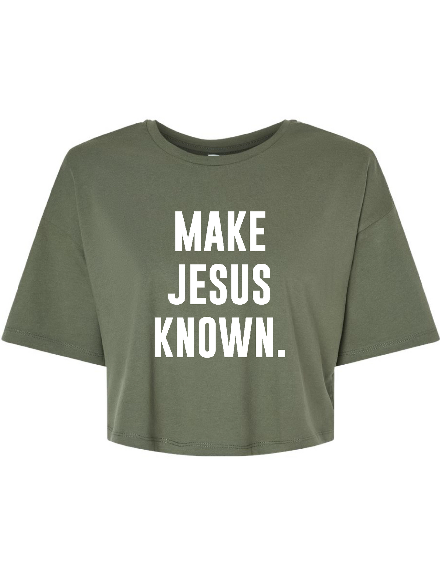 Make Jesus Known Crop Top