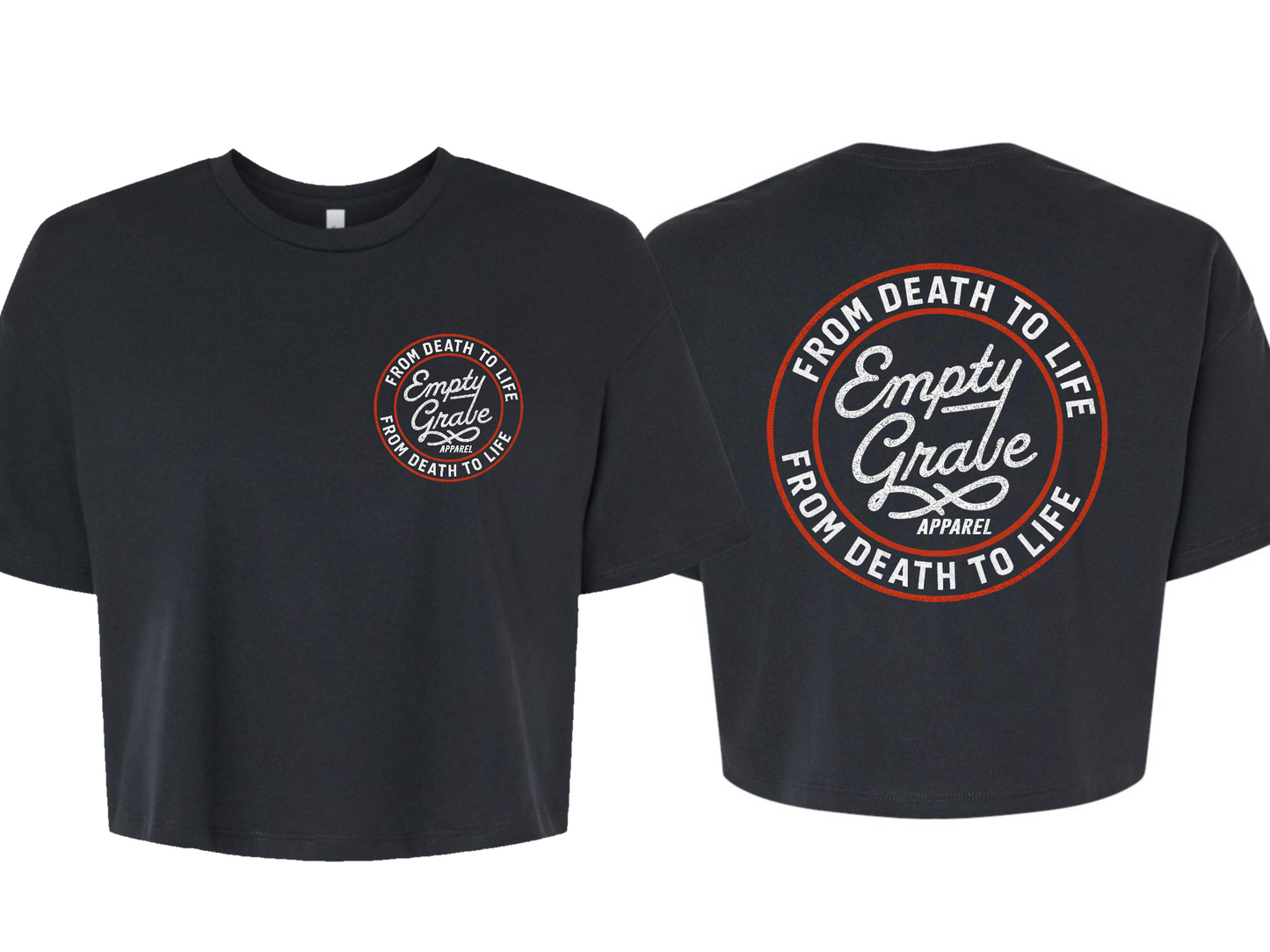 From Death To Life Crop Top