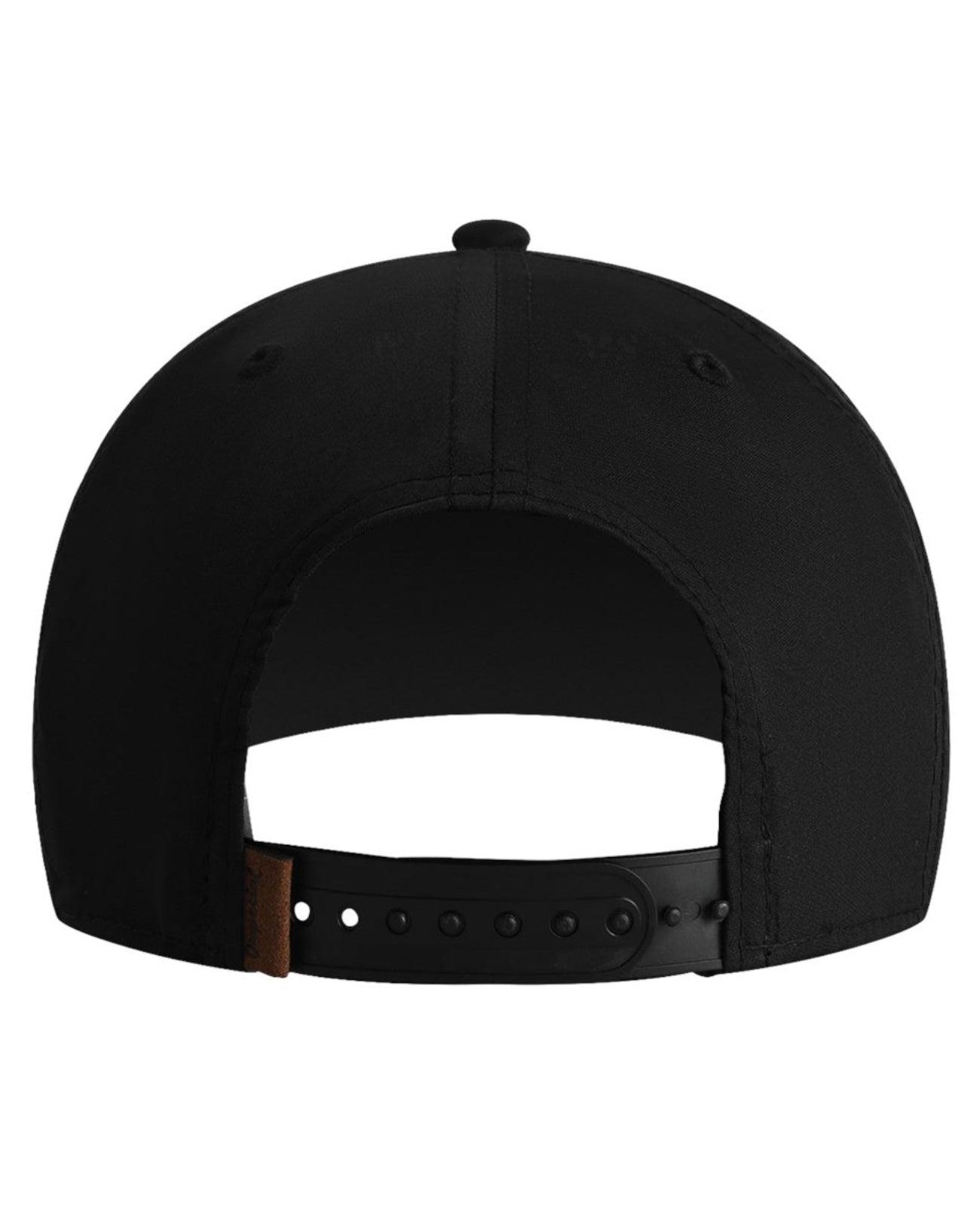Black and White Embroidered Golfer Hat