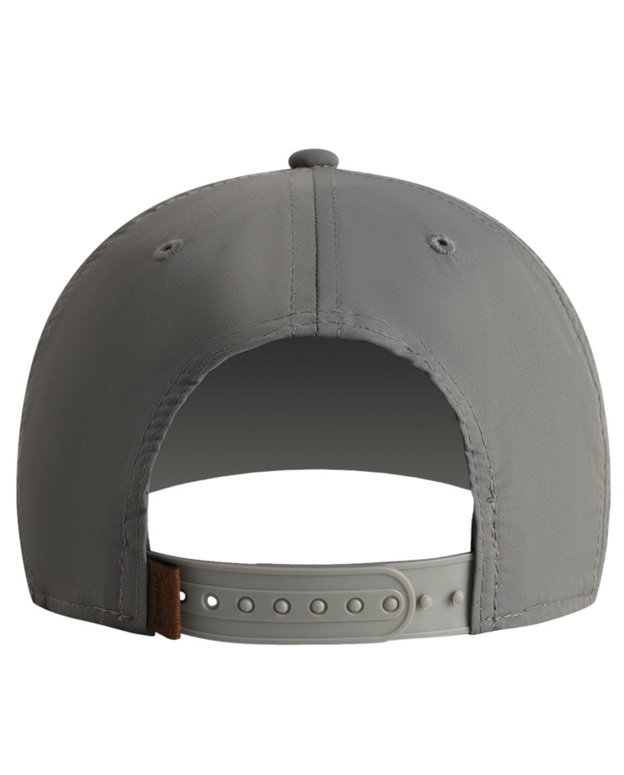 Grey and Black Embroidered Golfer Hat